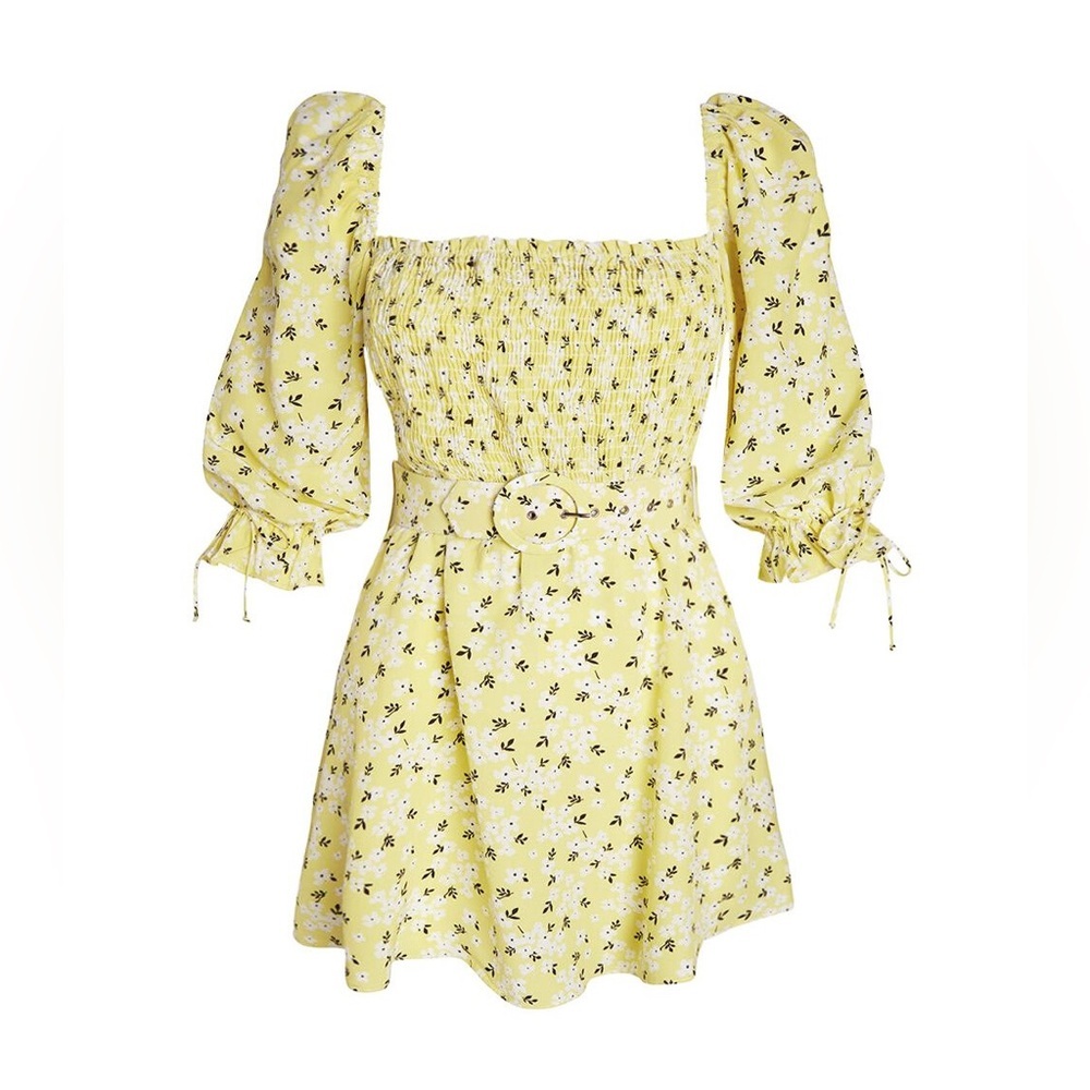 For Love & Lemons Chrysanthemum Mini Dress Size M